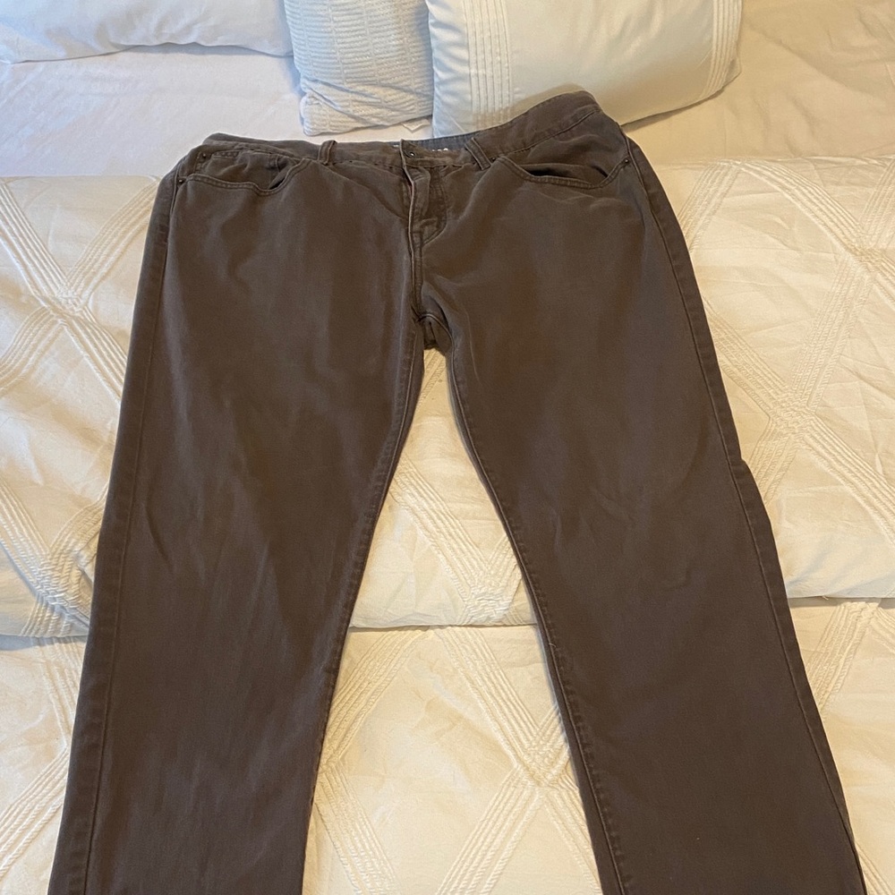 Men's bluish-grey casual pants